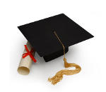 mortar_board__diploma_on_whit